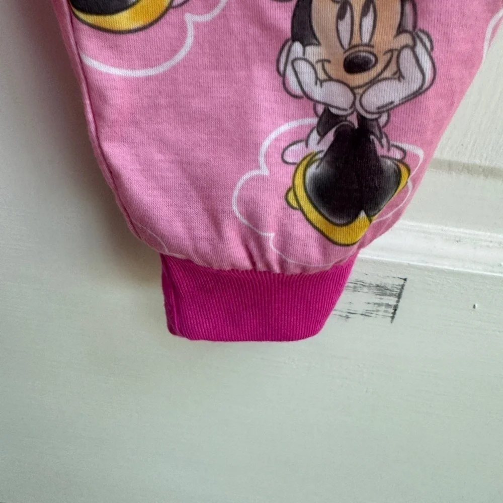 Disney 3T Girls Pink Minnie Mouse Pajama Bottoms Pants
